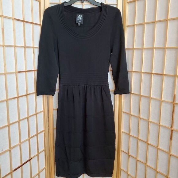 Jax Dresses & Skirts - Jax Womens Bodycon Black Dress Sz M